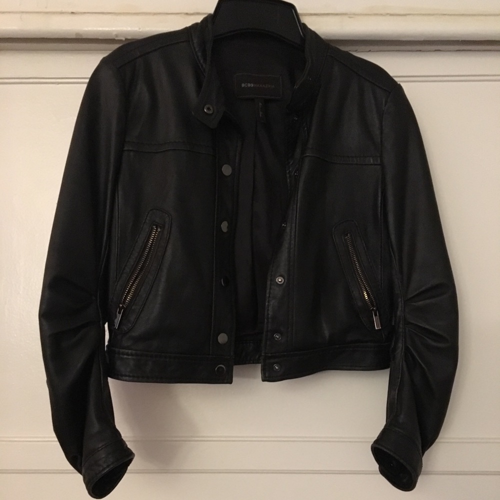 BCBG leather jacket - Picture 2 of 6